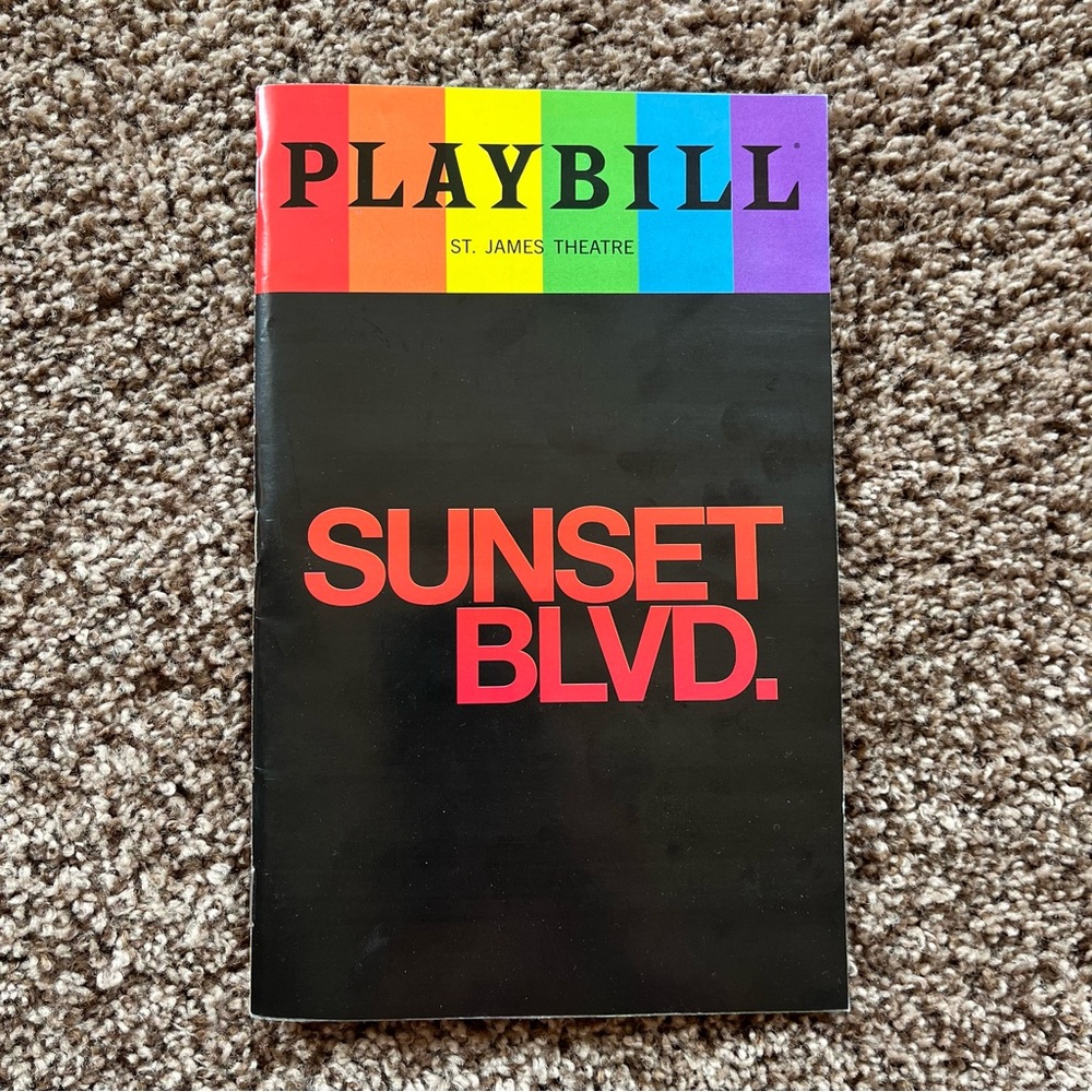 Sunset Blvd Pride Playbill June 2025